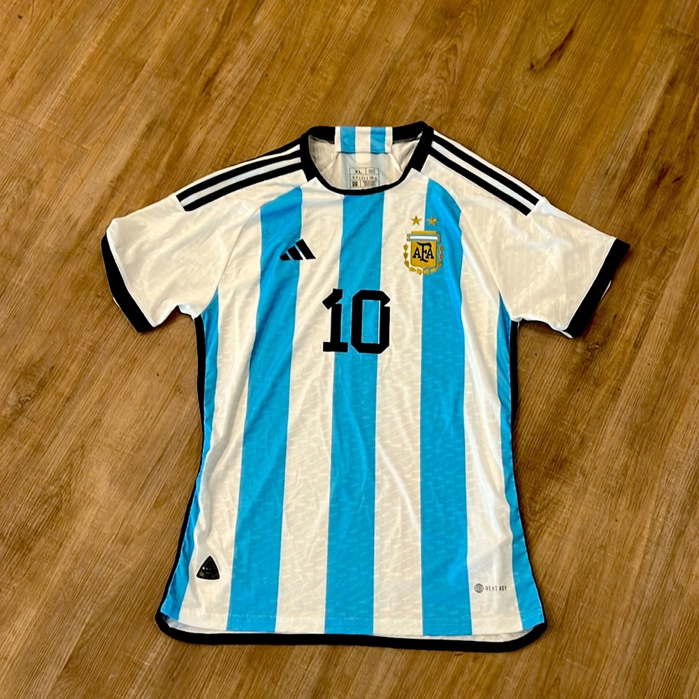 Adidas Authentic Match Jersey Argentina Home Lionel Messi #10 - Size XL